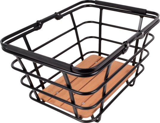 Atran velo Epic Shopper AVS, sykkelkurv, frontmontering One Size BLACK