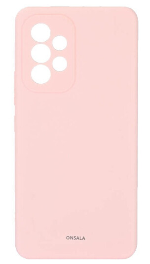 Onsala Silikon Bakdeksel til Samsung Galaxy A53 - Chalk Pink