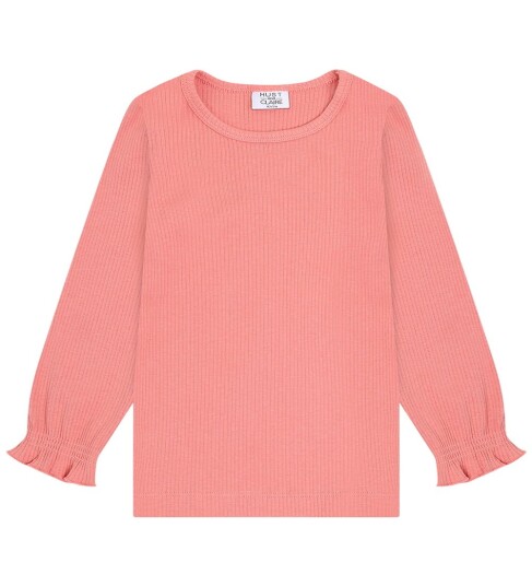Hust and Claire Genser - Bomull/Modal - HCAlma Solid Rib - Sorbe - Hust and Claire - 62 - Genser - Rosa