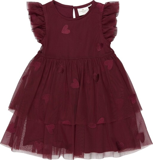 The New Tnstvonda S_L Mesh Dress Burgundy 92 The New Tnstvonda S_L Mesh Dress Burgundy 92