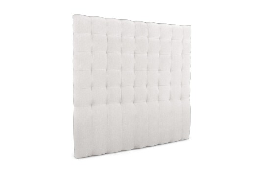 Sengegavl Relax 180 cm Rutemønstret Høy Beige