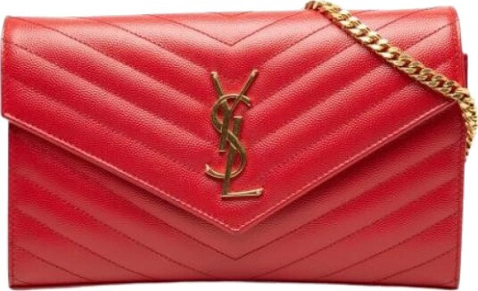 Yves Saint Laurent Vintage Dame Pre owned Rød ONE SIZE,