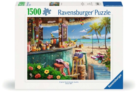 Ravensburger Puslespill Beach Bar Breezes 1500 brikker 12000743 Ravensburger Puslespill Beach Bar Breezes 1500 brikker 12000743