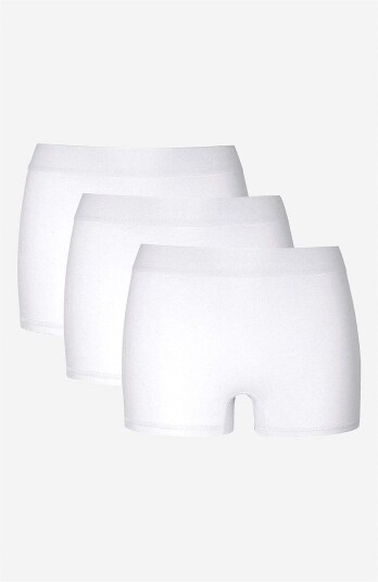 Cellbes Boksertruse i bomullsblånding Alice 3-pack 62/64 Cellbes Boksertruse i bomullsblånding Alice 3-pack 62/64