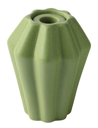 Potteryjo Birgit 14 Cm Vase Green OLIVE H14CM