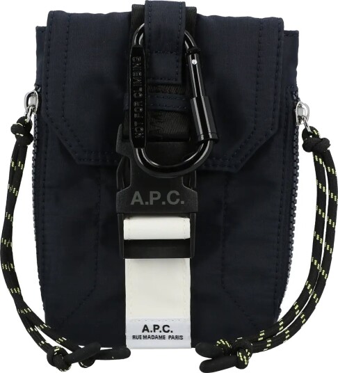 A.P.C. Canvas Trek Crossbody Bag Black ONE SIZE A.P.C. Canvas Trek Crossbody Bag Black ONE SIZE