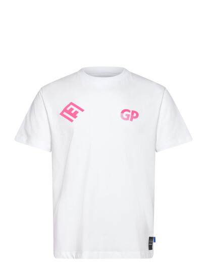 Garment Project Gp13 Logo Tee White White S Garment Project Gp13 Logo Tee White White S
