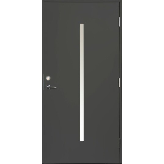 Harmonie Ytterdør oslo ncs s 7500 n 90x210 venstre m/klart glass