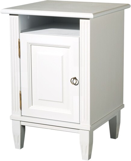 Englesson - Stockholm 527wwl Whitewash Nattbord Hvit Mdf/tre