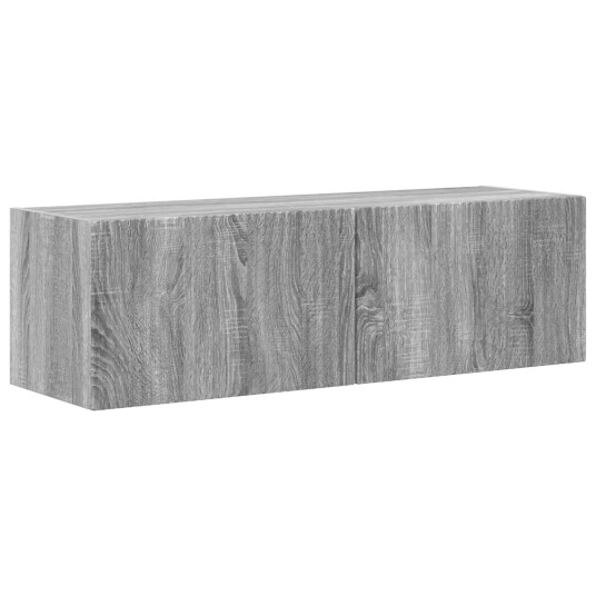 TV Veggskap 2 pcs Grå Sonoma 60 x 31 x 29.5 cm Konstruert tre