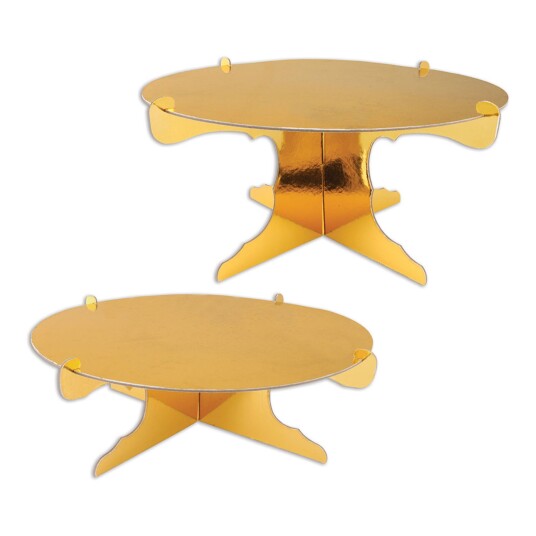 360 Degrees Ltd Kakefat Metallic Gull - 2-pakning