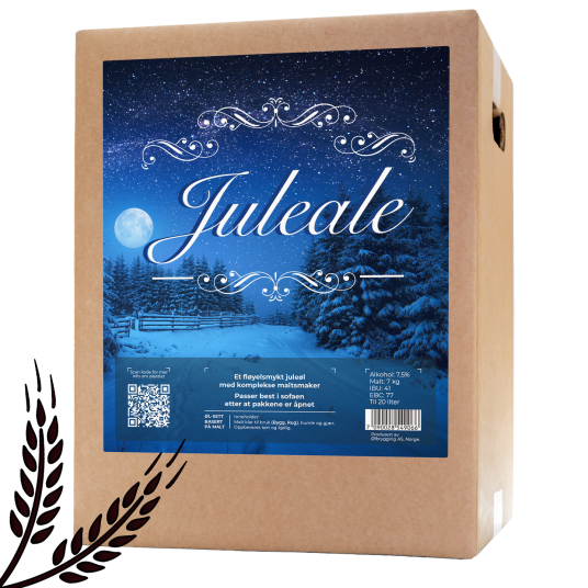 Ølbrygging As Juleale allgrain ølsett Et fløyelsmykt juleøl