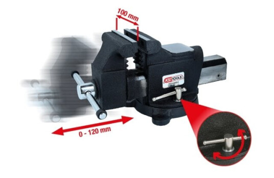 Ks Tools 914.0006 6" Stål Skrustikke med T-håndtak Ks Tools 914.0006 6" Stål Skrustikke med T-håndtak