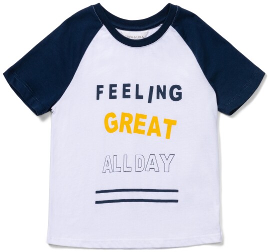 Luca &  Lola Jonico T-Skjorte Navy/White 122-128