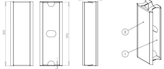 UNICOL VS1000 COMPLETE 30CM MAST