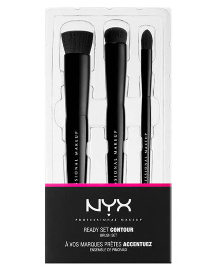 NYX Ready Set Contour Brush 3 stk.