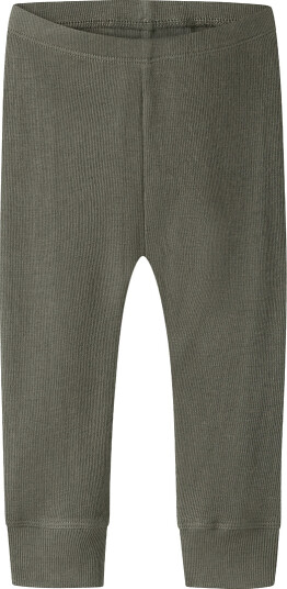 Name It Leggings   Ull/Silke   Rib   NBMWossa   Gløgg med basili   Name It   62   Leggings   Ull   Armygrønn