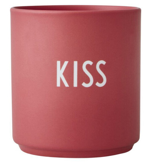 Design Letters favorittkopp 25 cl Kiss (Rosa)