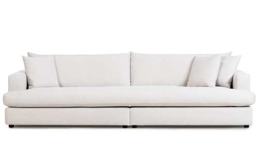 Soffadirekt BOLNUEVO 4 seters sofa Hel Pute Greige