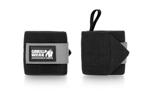 Wrist Wraps Basic, black/grey, Gorilla Wear Wrist Wraps Basic, black/grey, Gorilla Wear
