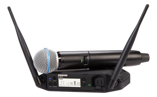 Shure Glxd24+ Vokalsystem Med Beta58a 2.4 / 5.8 Ghz Shure Glxd24+ Vokalsystem Med Beta58a 2.4 / 5.8 Ghz