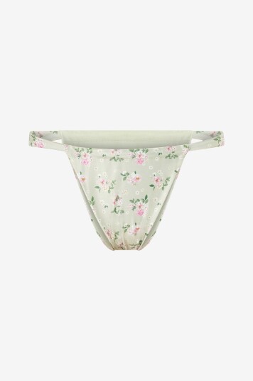 Gina Tricot Bikinitruser Gathered Bikini Tanga Grønn