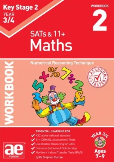 Ks2 Maths Year 3/4 Workbook 2 Av Stephen C. Curran, Katrina Mackay