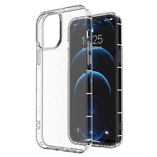 INCOVER iPhone 14 Pro Fleksibel Plast Airbag Deksel - Gjennomsiktig