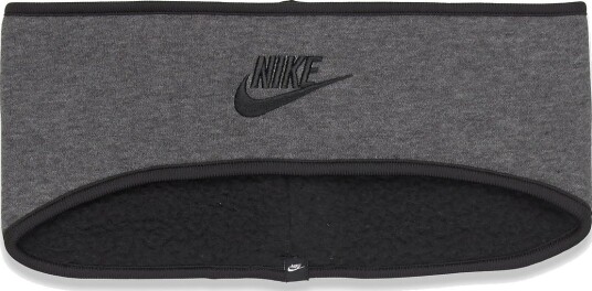 NIKE Equipment Nike M Headband Club Fleece 2.0 - CHARCOAL HEATHER/BLACK/BLACK - One Size