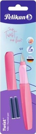 Pelikan 300010116, Rosa, Fyllesystem Med Patron, Rustfritt Stål, Ambidekstriøs, Blister, 1 Stykker Pelikan 300010116, Rosa, Fyllesystem Med Patron, Rustfritt Stål, Ambidekstriøs, Blister, 1 Stykker