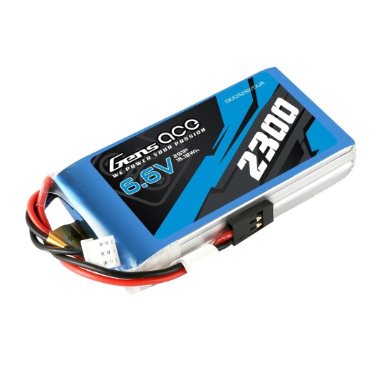 Gens 6 6V 2300mAh Gens Ace LiFe TX/RX - Flat