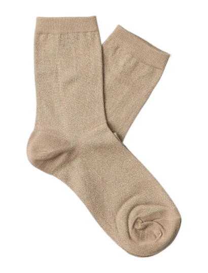 Selected Slfkim Sock   Beige   ONE SIZE