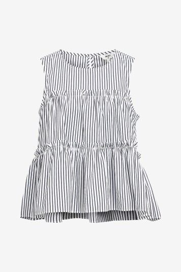 Object - Topp objTutta S/L LO O-neck Top - Hvit