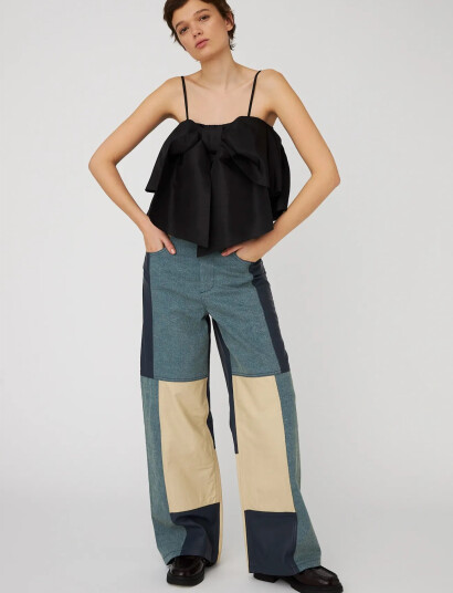 Stella Nova Crispy Bow Top Black 40 Stella Nova Crispy Bow Top Black 40