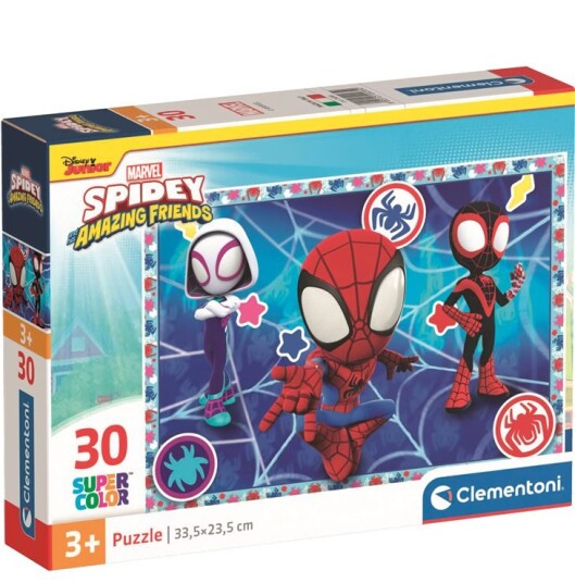 Clementoni Spidey and his amazing friends puslespill 30 brikker