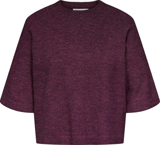 Only Carmakoma Pullover carSimoni 3/4 Pullover Knt Rød