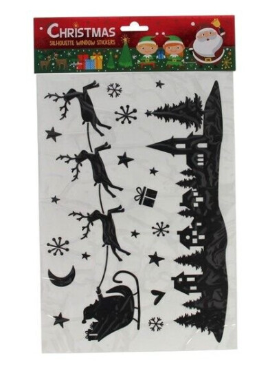 Wins Holland Silhouette Window Stickers Christmas
