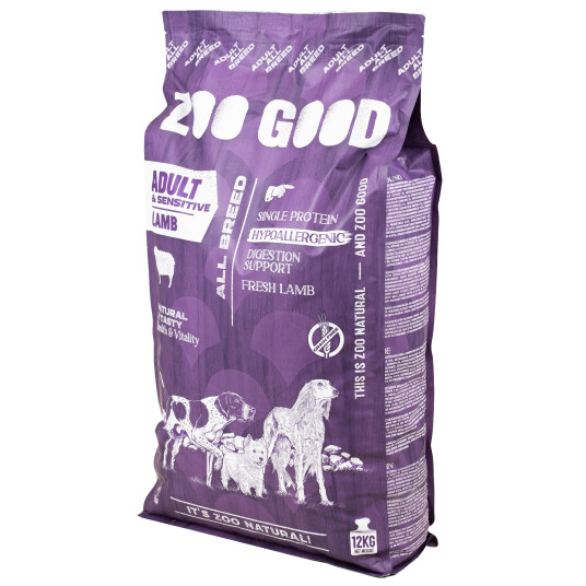 Lam Grain Free Hundefôr 12 kg - All Breed - Zoo Good Lam Grain Free Hundefôr 12 kg - All Breed - Zoo Good