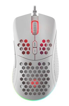 Genesis Krypton 550 - Mus - Optisk - 7 - Hvit