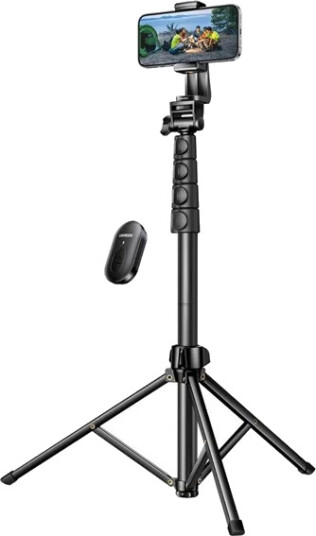 UGREEN 70 inch Aluminum Phone Tripod with Bluetooth Remote UGREEN 70 inch Aluminum Phone Tripod with Bluetooth Remote