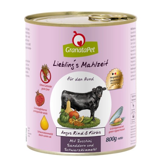 Granatapet Liebling'S Måltid 6 X 800 G Angusbiff Med Gresskar