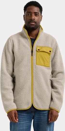 Didriksons Peter Full-Zip Yellow Pollen