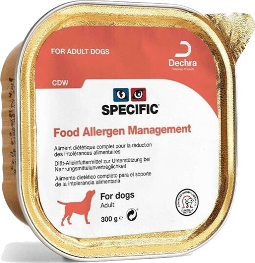 Specific Våtfôr for hunder med fôrallergi 6 x 300 g CDW