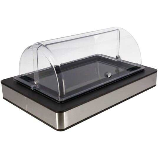 VEGA Buffetsystem komplett Fundale antrasitt melamin svart GN 1/1; Størrelse GN 1/1, 63x42.5x27.4 cm (LxBxH); Antrasitt/Transparent/Svart; Rektangulær