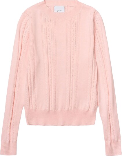 Grunt Genser Strikk GRHilda Light Ed Grunt 8 år (128) Genser Rosa