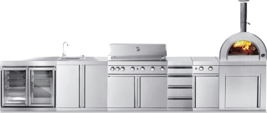 Frittstående Utekjøkken Myoutdoorkitchen Stainless Collection Kansas