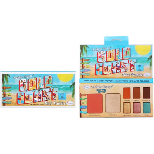 The Balm Voyage Gold Coast Face Palette 10 g Sminkepalett