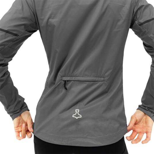 liiteGuard Aero-Tech Windbreaker Løpejakke Dame Grå XS