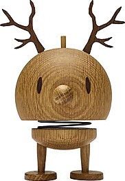 Hoptimist figur reindeer bumble m oak