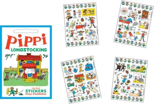 Barbo Toys Pippi Stickers Villa Villekulla w. 140 sticker